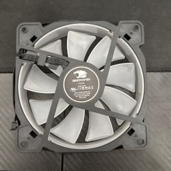 IBUYPOWER 12v 1500 RPM RGB DESKTOP COLLING FAN WHITE ARC120B ARGB-V4