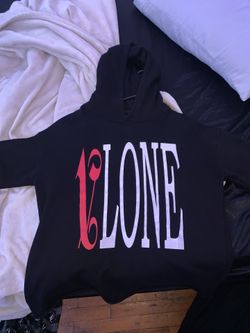 Vlone x Palm Angels Hoodie Black/red