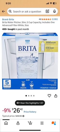 Brita Water Filter