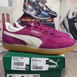 New PUMA Palermo Vintage Women's Multi Sizes 5.5 US, 7 US Sneakers Magenta Gleam 400783-07