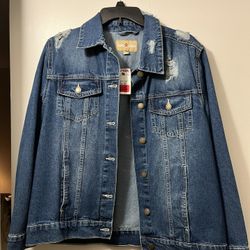 Women’s Jean Jacket -Red Star-