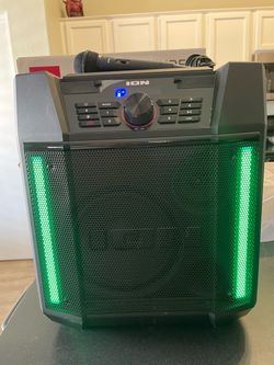 ION Bluetooth Party Speaker with Microphone
