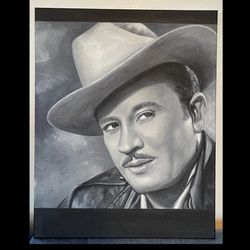Pedro Infante acrylic painting