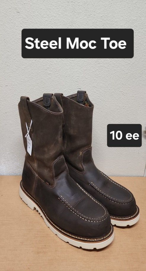 Thorogood Work Boot Size 10 ee STEEL MOC TOE