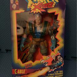 Toy Biz X force Cable Delux Ed + Steel Mutant
