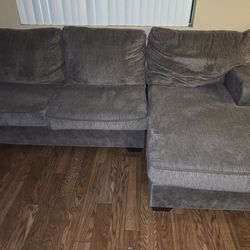 Gray sectional sofa