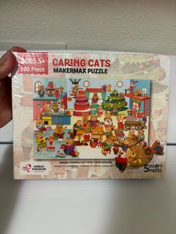 Caring cats puzzle (100 pcs)