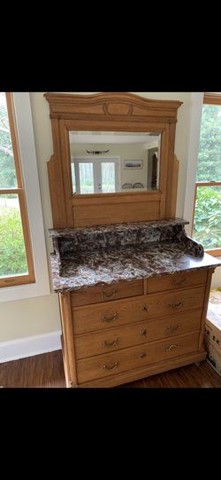 Antique Drawer with marble top