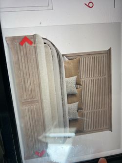 Wooden King size bed