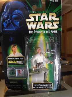 NEW - STAR WARS ACTION FIGURE LUKE SKYWALKER The Power Of The Force