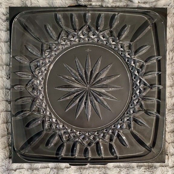 Waterford Crystal "Lismore" Series: 12inch Square Charger Plate *Last One*