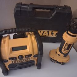 DeWalt 18v Drill, Drywall Cutout Tool & Jobsite Radio