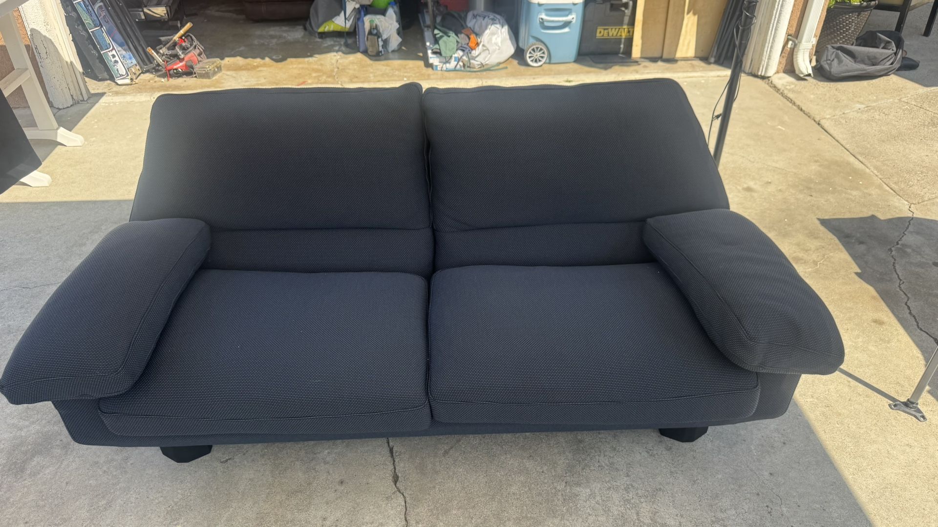 sofa, black