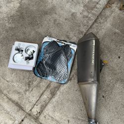 2005 2006 SUZUKI GSXR1000 EXHAUST PIPE MUFFLER .