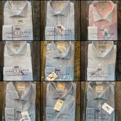 10 Shirts-Hawes & Curtis Shirts- New With Tags