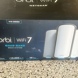 Orbi 970 WIFI 7 For 10,000 Sq Ft Homes