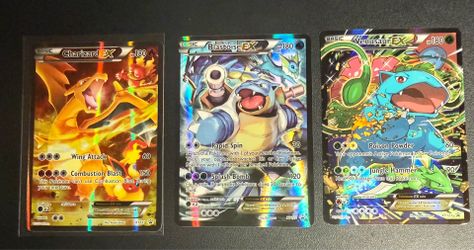 Pokémon TCG generations XY promo set Charizard Blastoise Venusaur