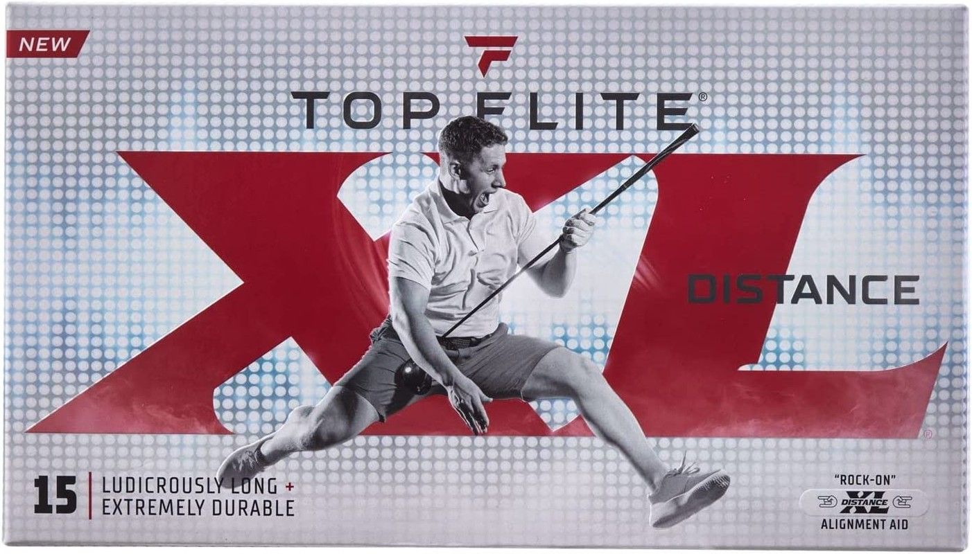 Top Flite XL Distance Golf Balls - 15 Pack