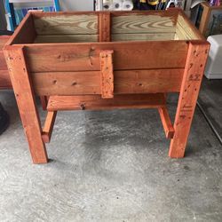 Heavy Duty Treated Wood Planter New