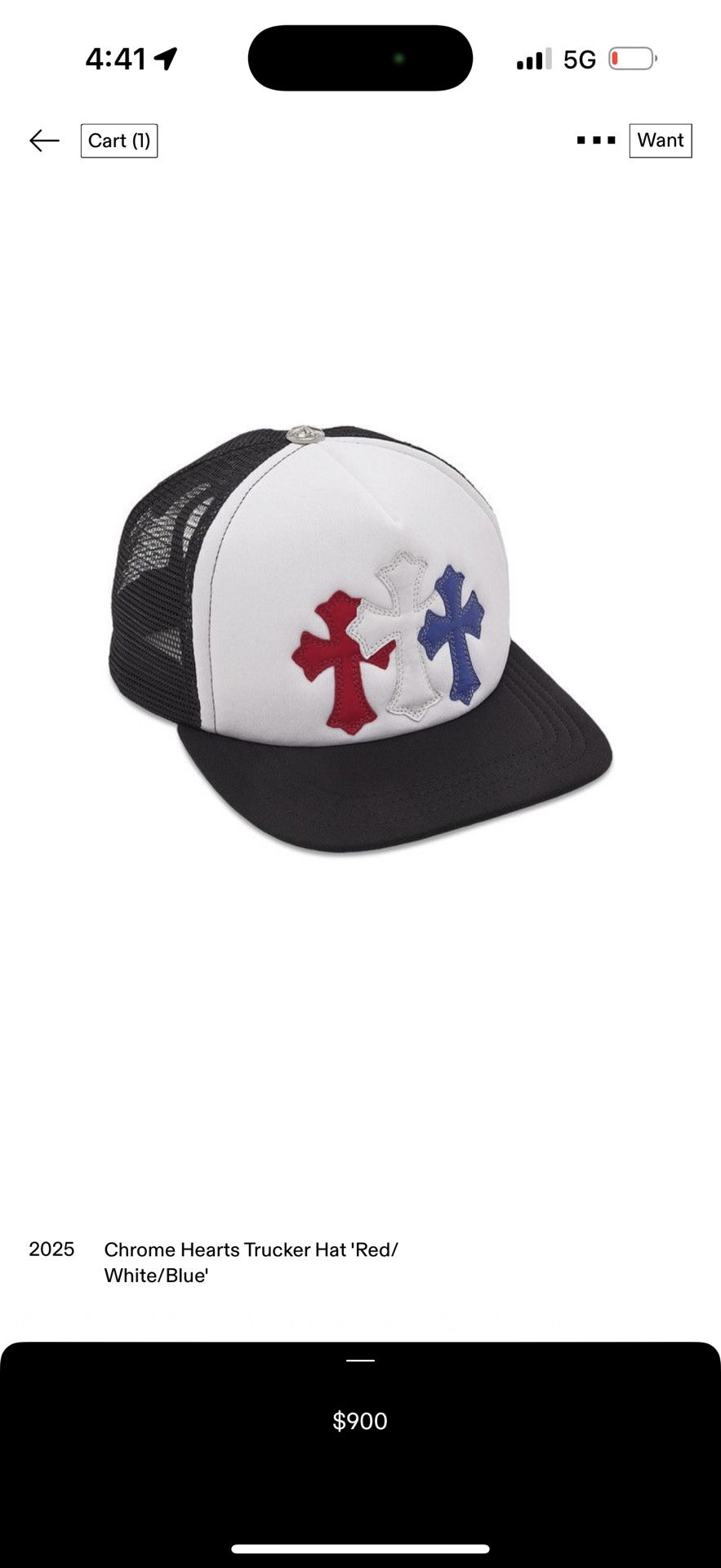 Chrome Hearts Red/white/blue