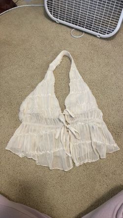 White hollister top