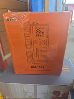 Battery jump starter and tire inflator