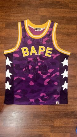 BAPE 🦍 A Bathing Ape Basketball Jersey size Medium ‼️