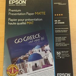 Epson Premium Presentation Paper Matte Paper S041257 40/50 sheets