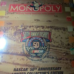 NASCAR Monopoly 50th Anniversary Limited Edition 