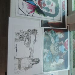 Lot Of 11x17 & 13x19 Prints, 8 Signed By Neal Adams, 45+ Total Prints