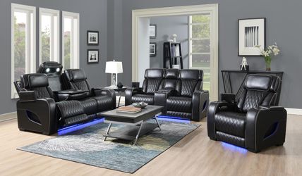 3PC	POWER RECLINING SOFA-POWER RECLINING LOVESEAT-POWER RELINING CHAIR, SAME DAY DELIVERY IS POSSIBLE OR BEST PRICE OFFER, U70