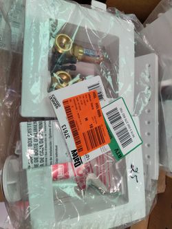 Oatey 1/4 turn valve washing machine outlet box