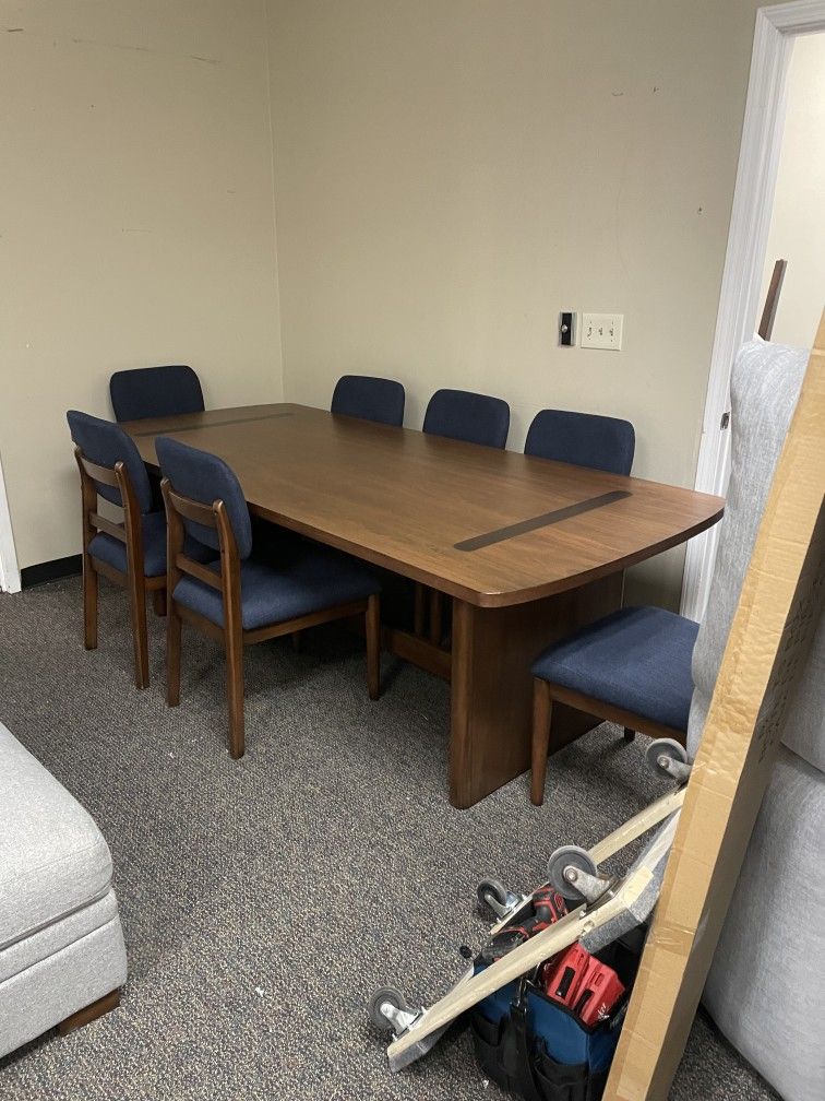 Dining room table and chairs