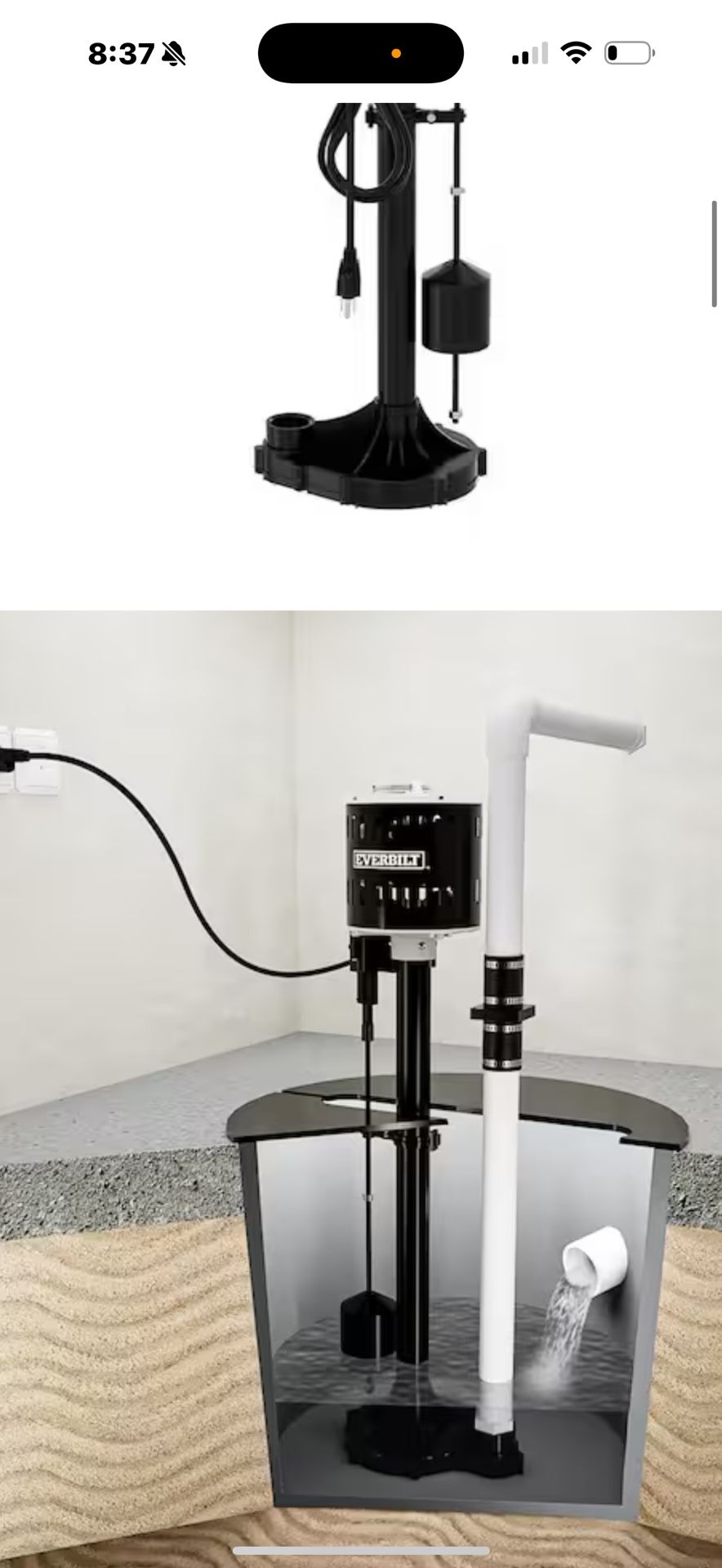 Sump pump