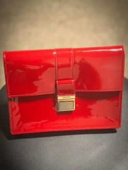 Red MIU MIU clutch