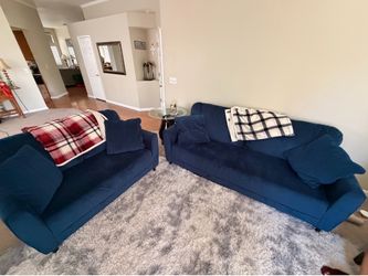 Blue Couch Set ($50) Moving need gone
