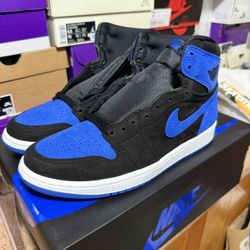 NIKE AIR JORDAN 1 ROYAL REIMAGINED Sz 8.5 DS