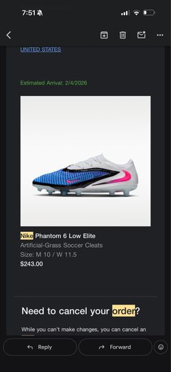 Nike soccer cleats size 10