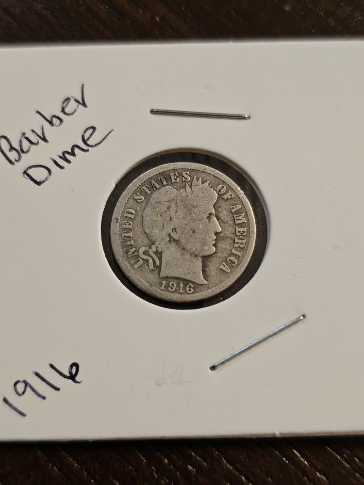 1916 Barber Dime