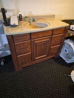 Bathroom sink free