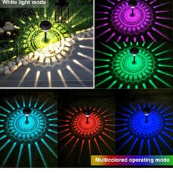 6 pc Solar Pathway Lights 2 Modes Solar 