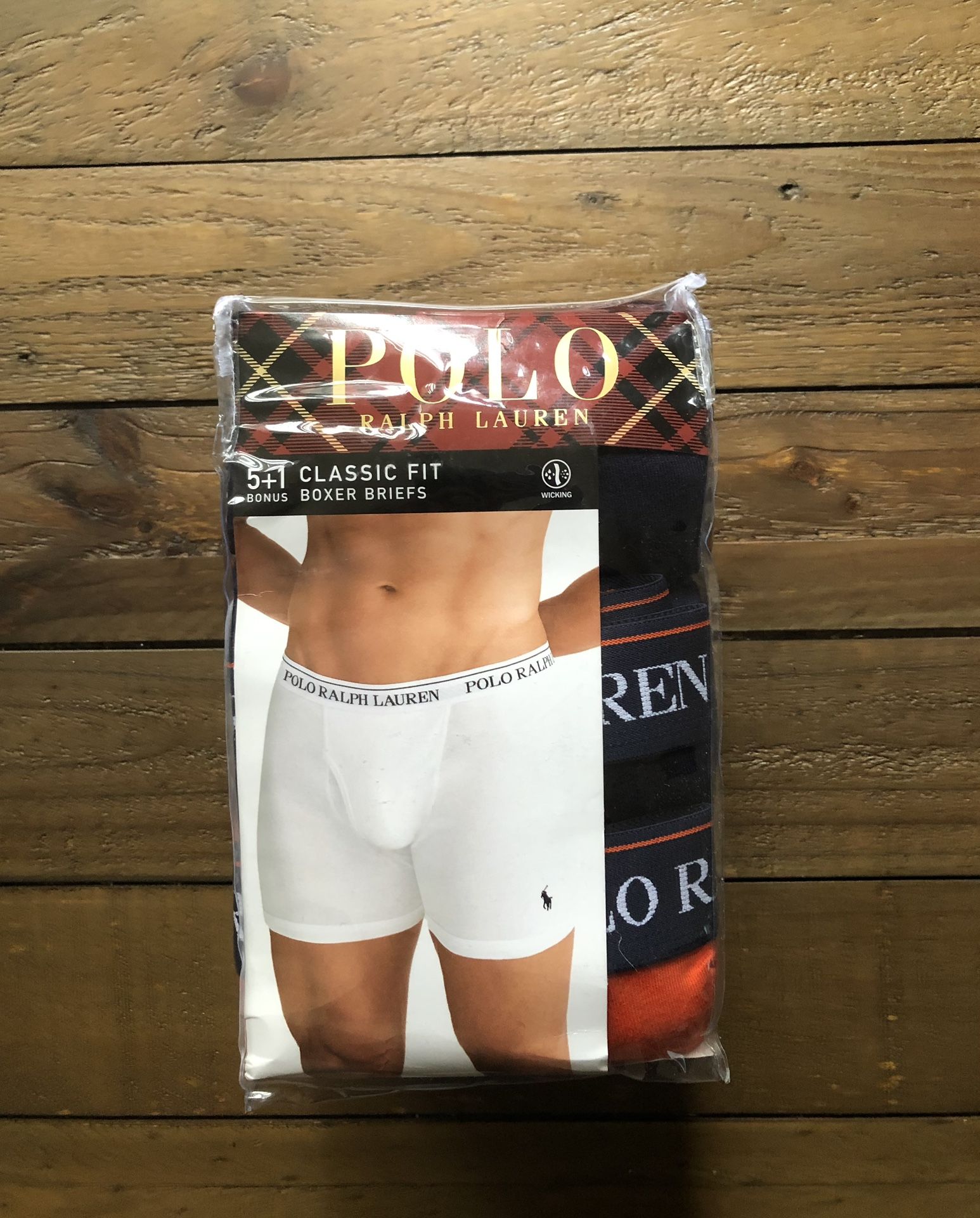Men's Polo Ralph Lauren Boxer Briefs (6 Pack Multicolor) (Retail