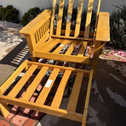 Futon Chair Frame For Single Bed With Ottoman