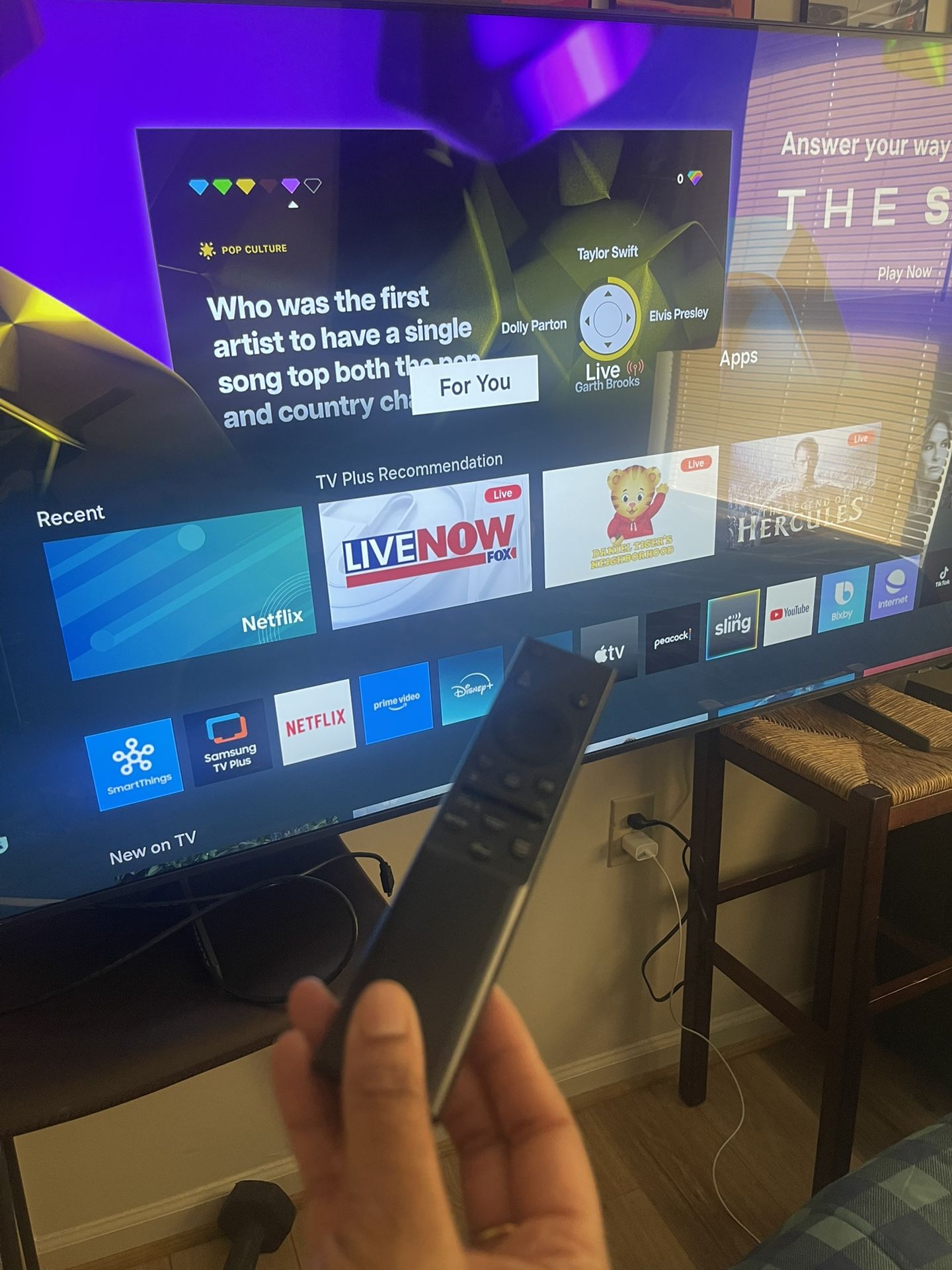 Samsung 65in Flat Screen TV
