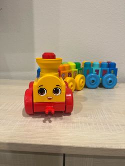 Mega Bloks ABC Learning Train – Musical Building Toy