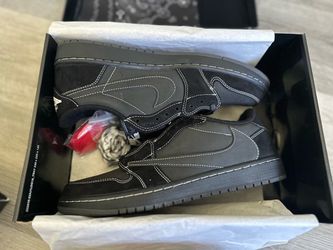 Nike Air Jordan 1 Low x Travis Scott Black Phantom Size 10.5M