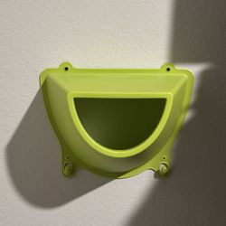 IKEA Green Kids Shelf w/ Hooks