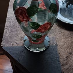 Flower Vase Hand Painted  $8