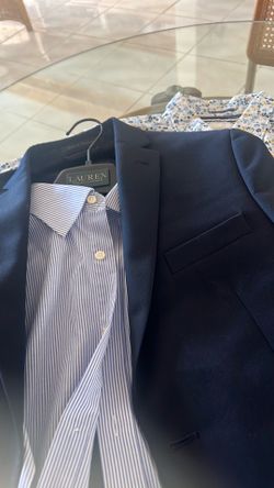 Ralph Lauren Boys 18-20 Navy Suit