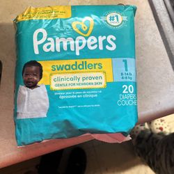Pampers swaddles size 1